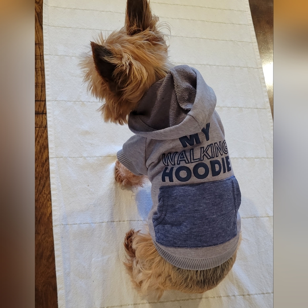 ❤️Host Pick!❤️ Fleece Lined Dog Hoodie XS - Picture 4 of 15